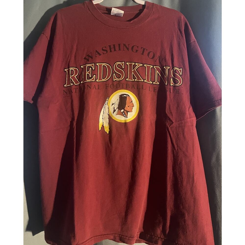 VTG Hanes Beefy-T Heavyweight Single Stitch Washington Redskins NFL T-Shirt L XL